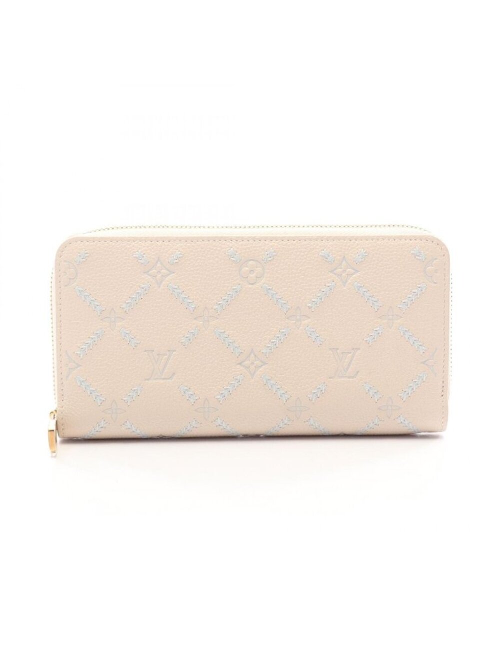 Louis Vuitton Round Wallet Zippy Monogram Empreinte Quartz Couture Leather